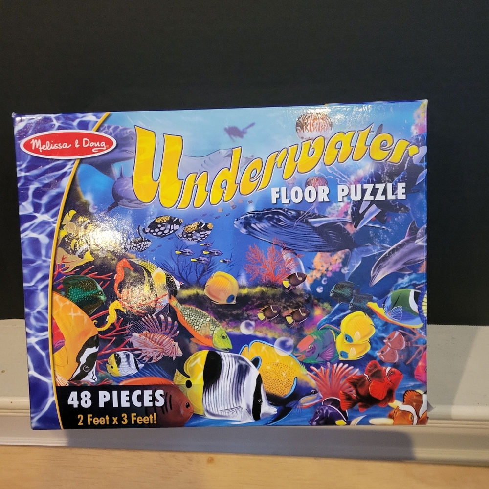 Melissa & Doug Underwater Adventure Puzzle - 48 Pieces. Ages 3+